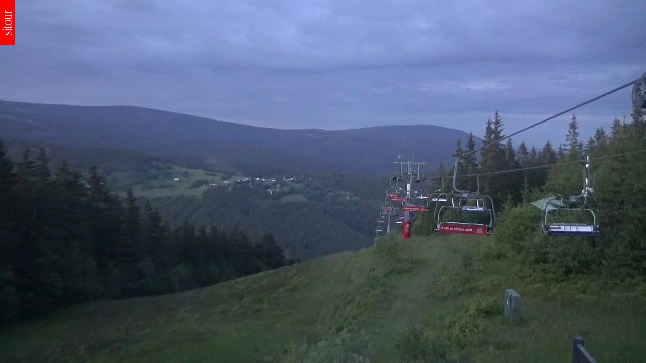 Webkamera - lyžování Herlíkovice - Bubákov