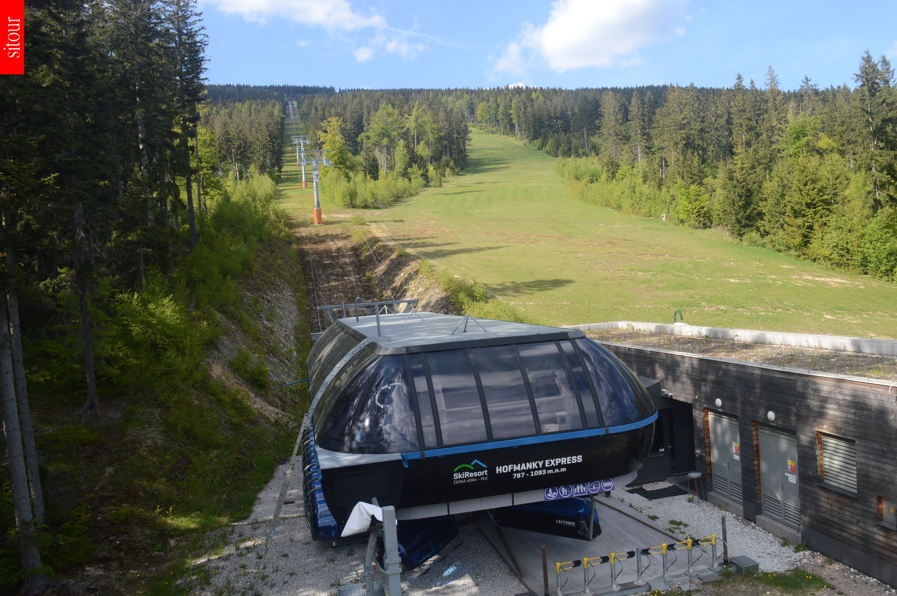 Janské Lázně webcam - ski station Hofmanky Express